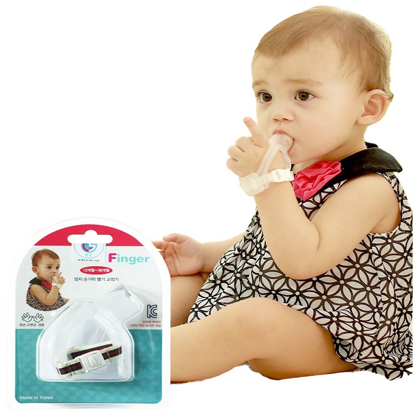 손빨기 방지 아기 손가락 빠는 장갑 썸 닥터 힐링 핑거 실리콘