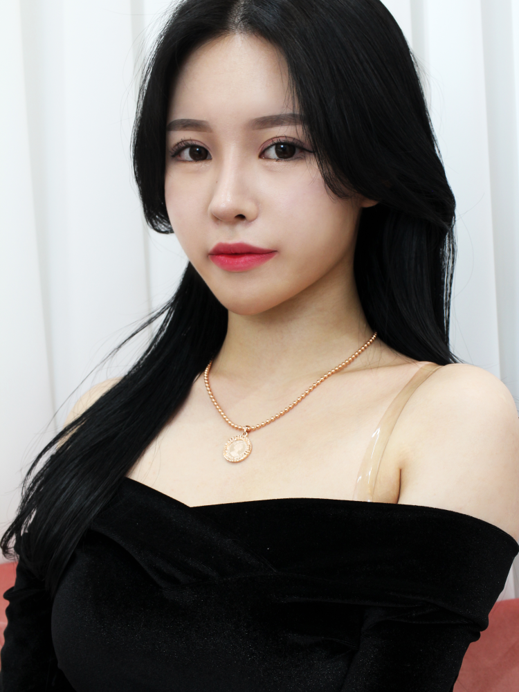 엘리자베스 코인 커팅 금 펜던트 골드 여자 기념일 선물 매장 14K 18K - 상세 이미지 4