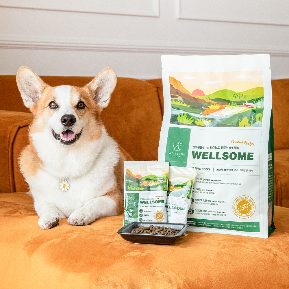 웰썸 그레인프리 강아지 인섹트 관절 곤충사료 관절건강, 1.2kg, 1개