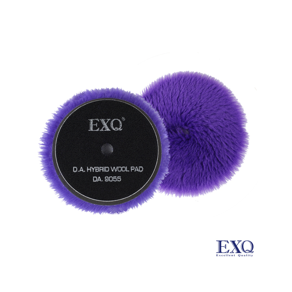 EXQ 하이브리드 퍼플 양모패드 125mm DA9055 울패드 - 메인 이미지