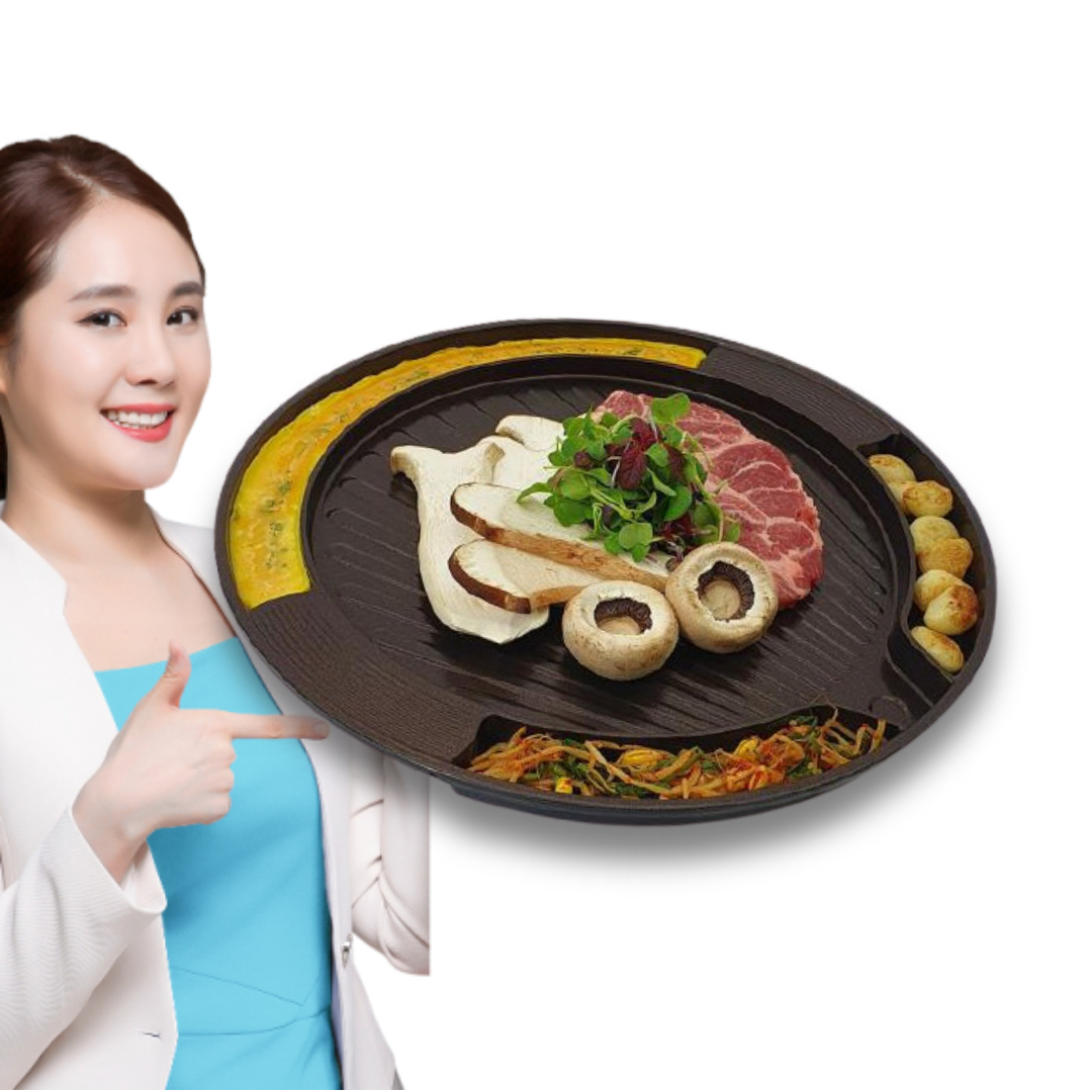 IH 인덕션용 그릴팬 계란찜 그릴 팬 가정용 고기 불판 그리들 인덕션 소고기 삼겹살
