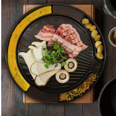 IH 인덕션용 그릴팬 계란찜 그릴 팬 가정용 고기 불판 그리들 인덕션 소고기 삼겹살