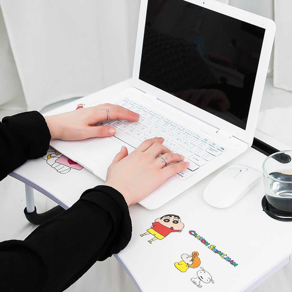 짱구 접이식 베드테이블 미니탁자 CBT-F01 침대용테이블