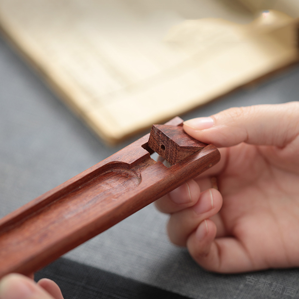 인센스 스틱 홀더 빈티지 모과나무 원목 홀딩 향꽂이 향받침대 Incense holder - 상세 이미지 2