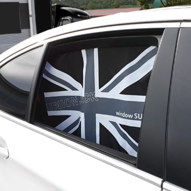 유니언 잭 차 햇빛 가리개 차량용 아기 썬블럭 암막 커튼 자석커튼 커텐 유니온 썬커버