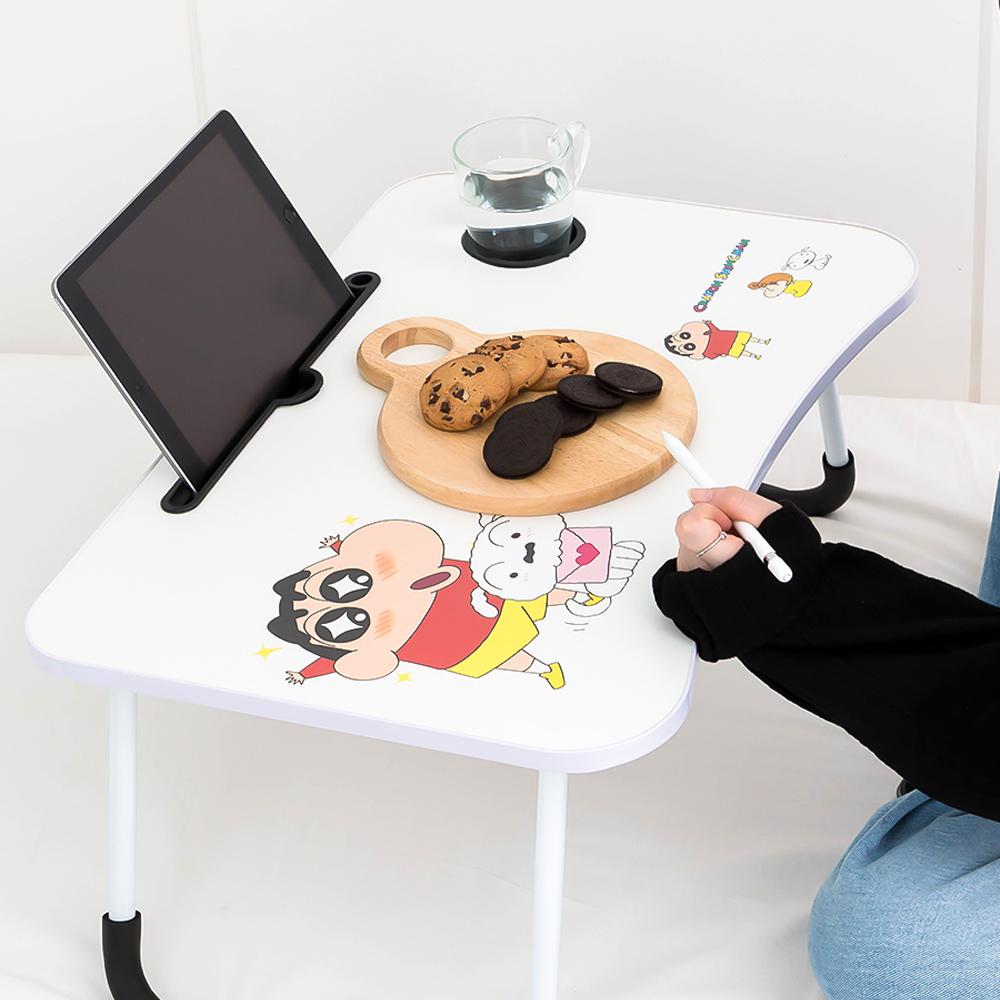 짱구 접이식 베드테이블 미니탁자 CBT-F01 침대용테이블