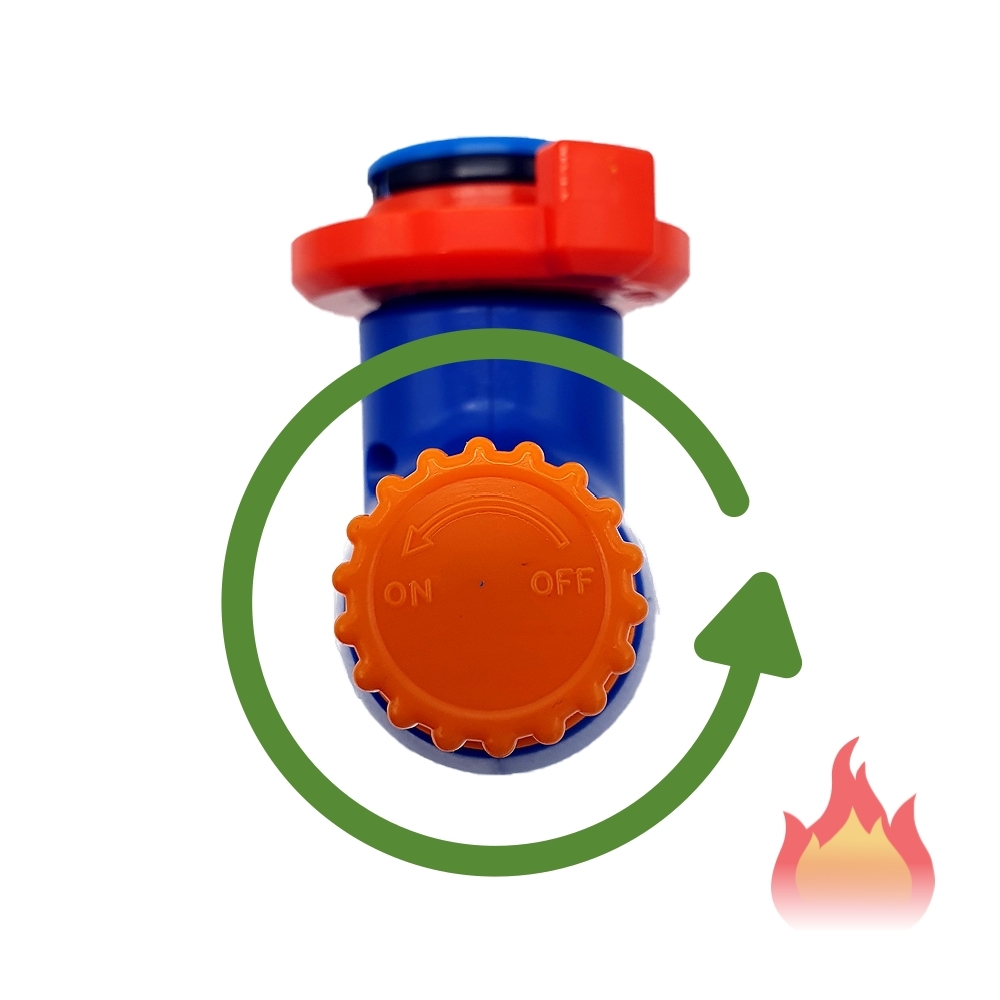 우주캠핑 자동점화 토치 부탄가스 캠핑용 숯 장작 점화