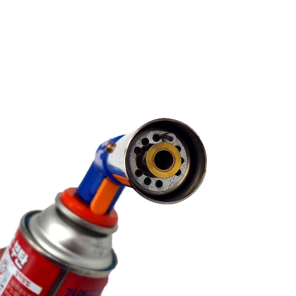 우주캠핑 자동점화 토치 부탄가스 캠핑용 숯 장작 점화