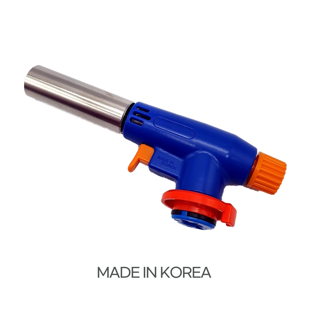 우주캠핑 자동점화 토치 부탄가스 캠핑용 숯 장작 점화