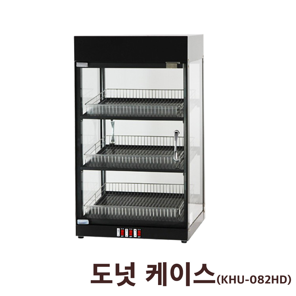 제과 쇼케이스 디저트 베이커리 빵 쿠키 도넛 카페 미니 진열장 KHU-082HD 3단 - 상세 이미지 3