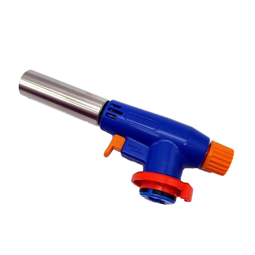 우주캠핑 자동점화 토치 부탄가스 캠핑용 숯 장작 점화