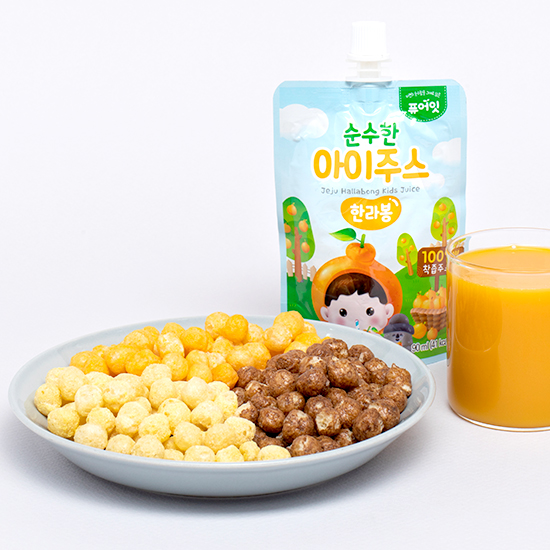 퓨어잇 한입에퐁당 아이 볼 과자 3봉세트 간식 유아 - 상세 이미지 5
