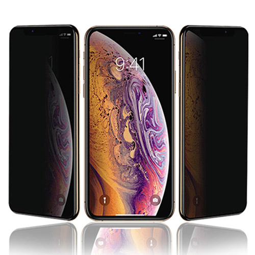 사생활 필름 강화유리 액정 보호 프라이버시 아이폰XS 맥스, 1매입