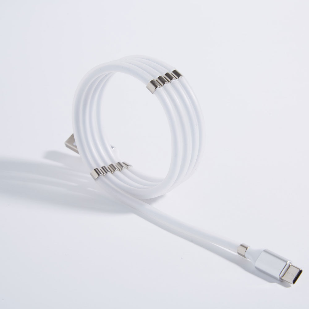 [1+1] 마그네틱 고속충전케이블 USB C타입 1M 자석 꼬임방지 리뉴얼 - 상세 이미지 2