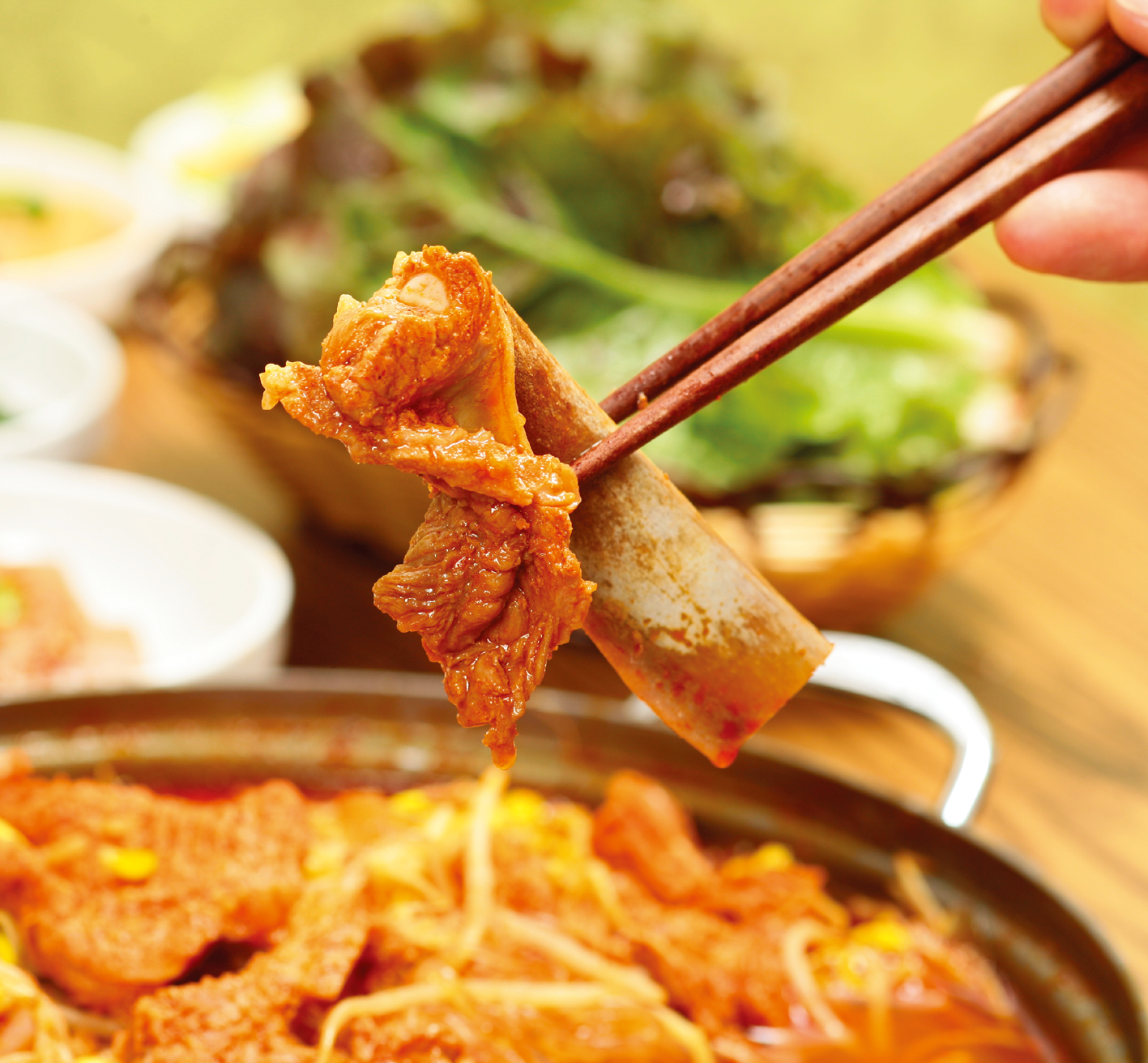 전주 남노갈비 물갈비 전골 2인분 양념 돼지갈비(고기 500g 외) - 상세 이미지 2