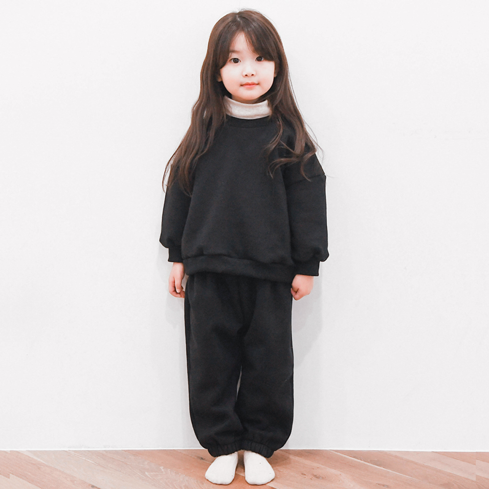 피터 상하복 세트 속기모 여아 남아 아동 화이트 베이지 블루 블랙 어린이집 실내복 - 상세 이미지 5