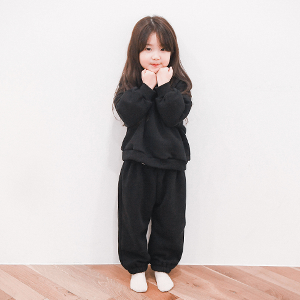 피터 상하복 세트 속기모 여아 남아 아동 화이트 베이지 블루 블랙 어린이집 실내복 - 상세 이미지 3