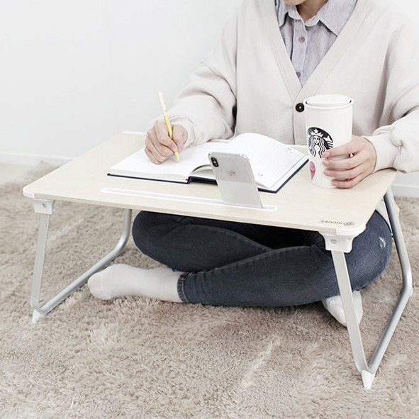 스마트폰 이동식 침대 테이블 간이 접이식 독서대 오버 베드 트레이 식탁 배드 노트북