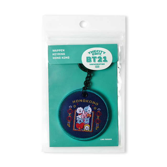 BT21 City Hong Friends line edition keyring