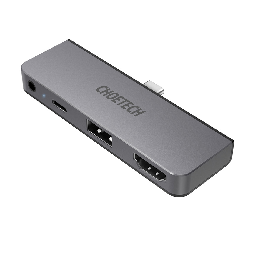 초텍 4in1 USB C타입 허브 멀티포트 HDMI 아이패드 태블릿 노트북 HUB-M13-BK - 상세 이미지 2