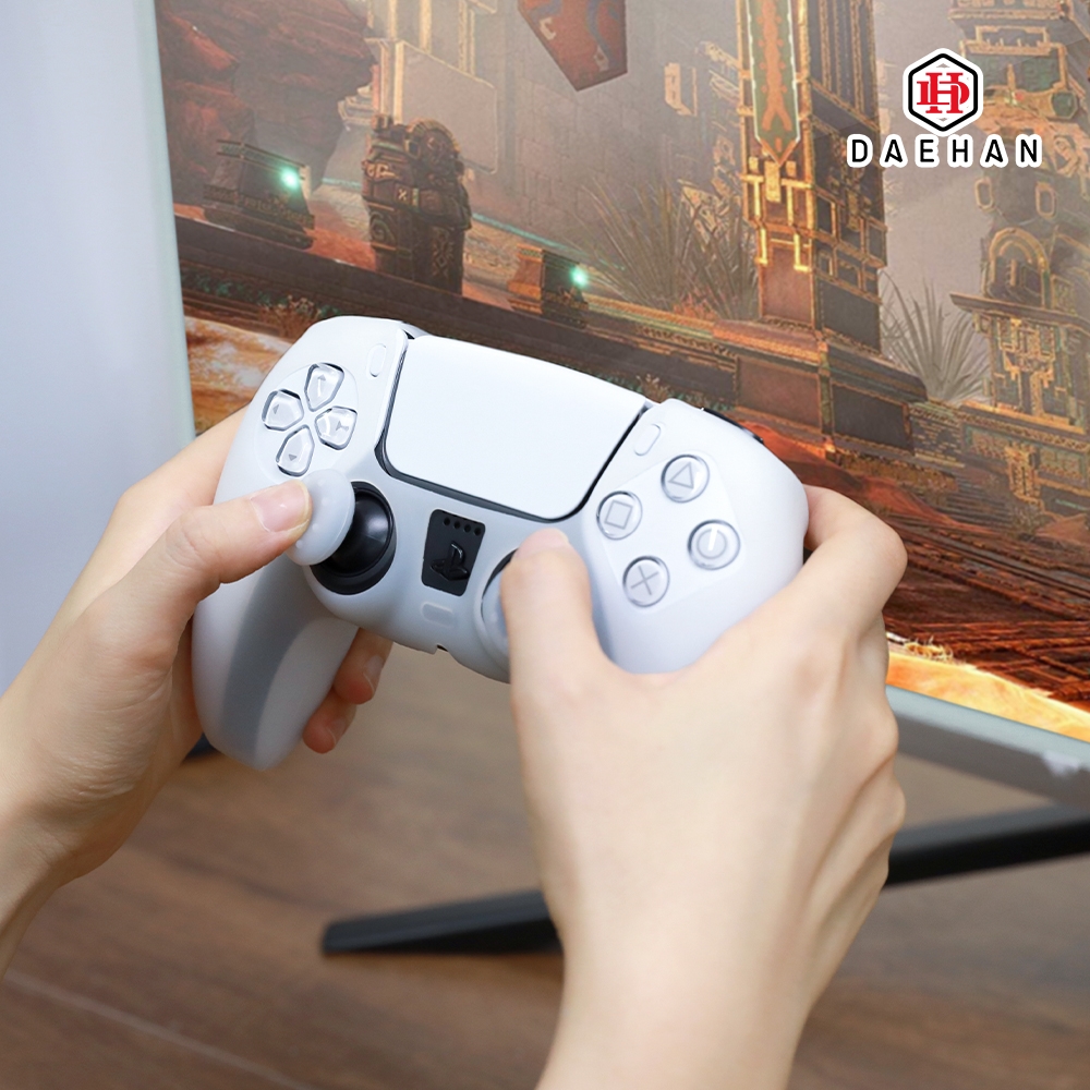ps 5 플스 플레이스테이션 듀얼센스 컨트롤러 실리콘 케이스 블루 (케이스+스틱커버) PS-003 이미지 7
