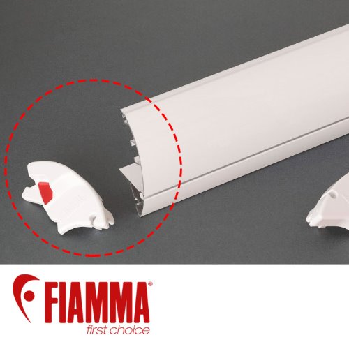 피아마 리드 바 앤드 캡(F65s 어닝)-왼쪽(파손 수리 부품 캠핑카 카라반 FIAMMA 차박 자작 DIY )