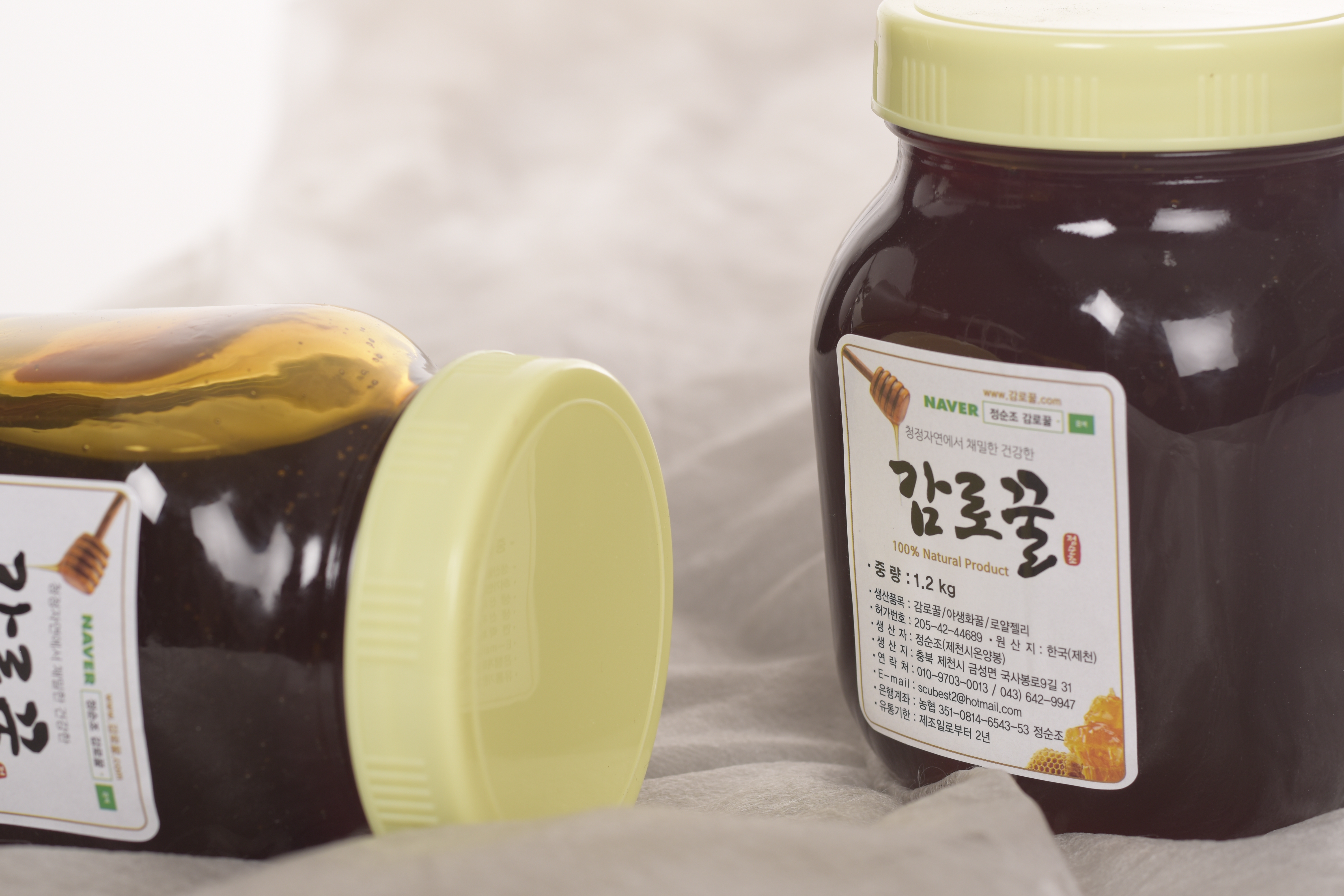 정순조감로꿀 국산 프리미엄 천연 벌꿀 감로꿀 선물로 좋은 1.2kg, 1개 - 상세 이미지 3
