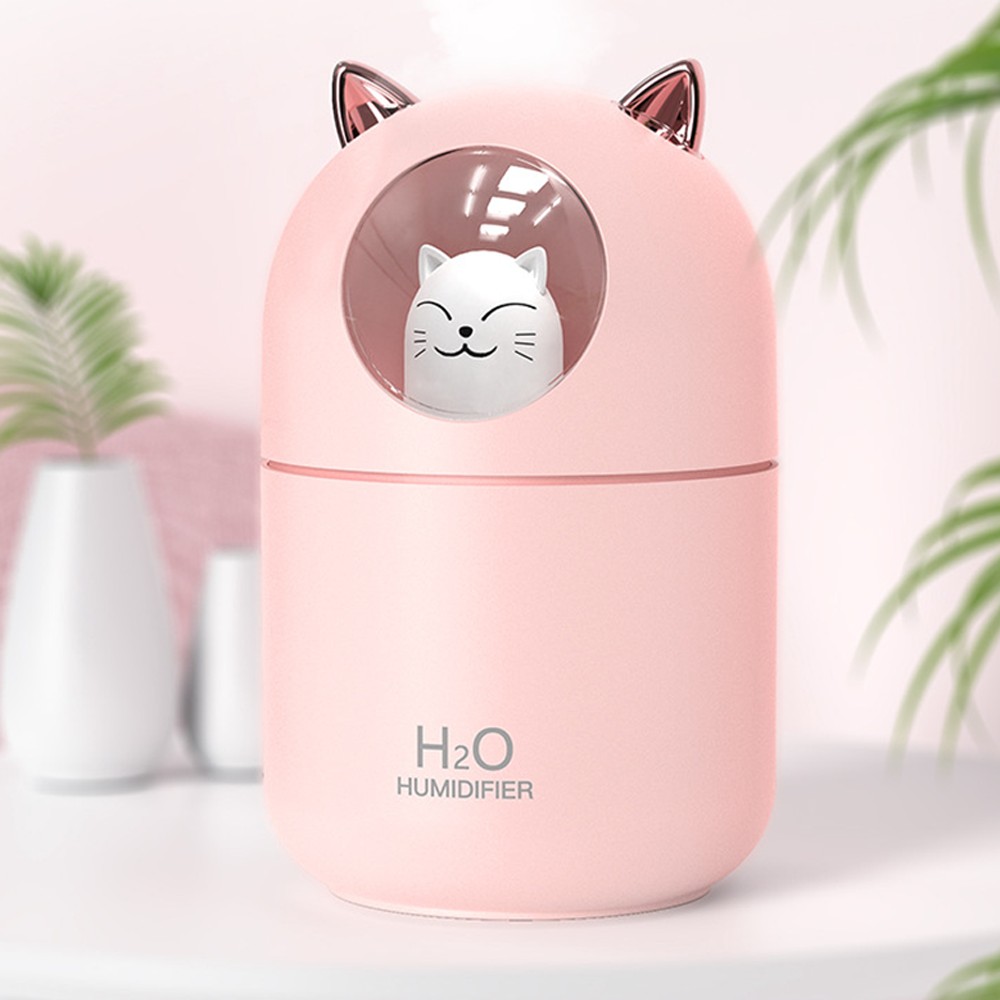 파인굿즈 USB 미니 무드등 고양이 가습기 - 상세 이미지 2