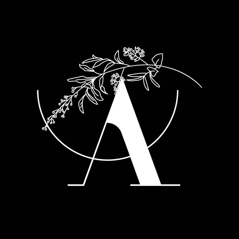 아로망 미르테 스토어 로고