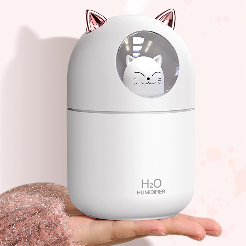파인굿즈 USB 미니 무드등 고양이 가습기 - 상세 이미지 3