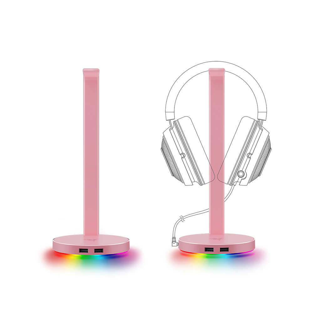 레이저코리아 Razer Base Station V2 Chroma Quartz 헤드셋충전기 거치대 - 상세 이미지 2