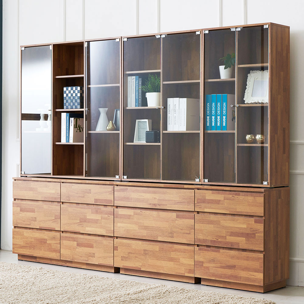 모카 모던디자인 유리장식장 진열장