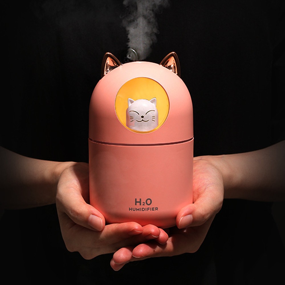 파인굿즈 USB 미니 무드등 고양이 가습기 - 상세 이미지 5