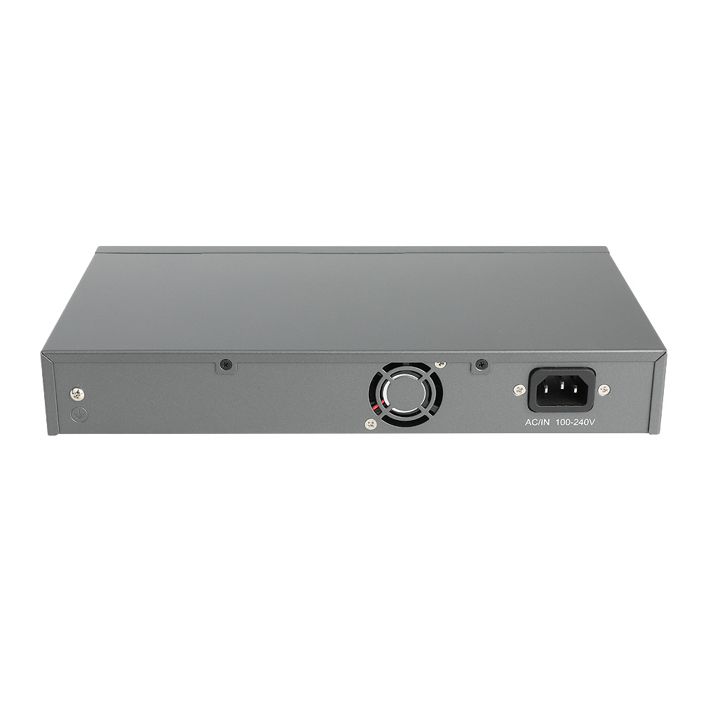 넥시 기가비트 POE허브 16포트 스위칭허브 서버 랙 250W 19인치 업링크 2포트 SFP 2포트 - 상세 이미지 2