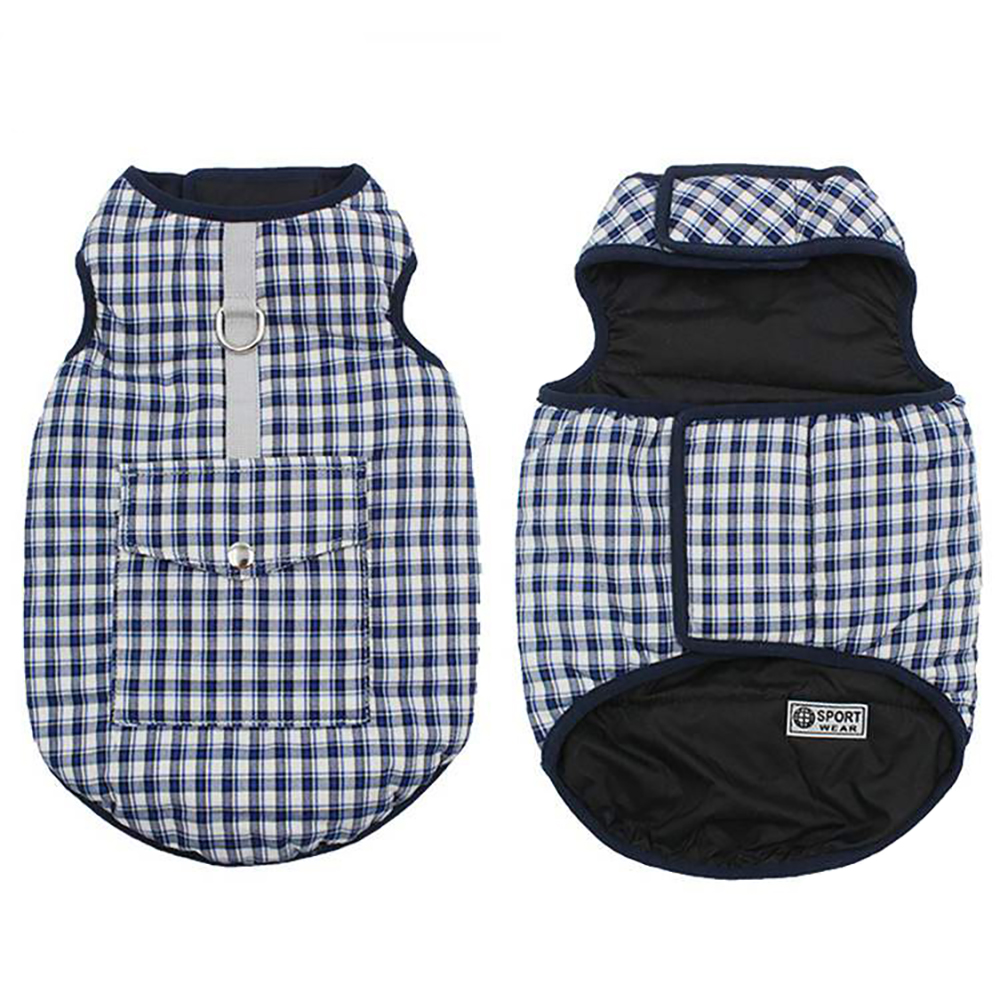 강아지패딩 대형견 패딩 조끼 벨크로 겨울옷 중형견 L