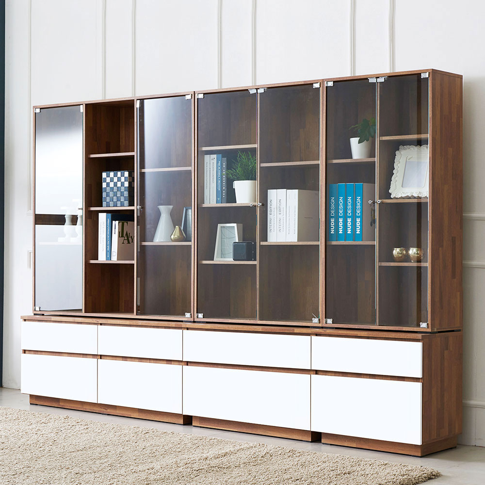 모카 양주장 인테리어 장식장 유리 진열장