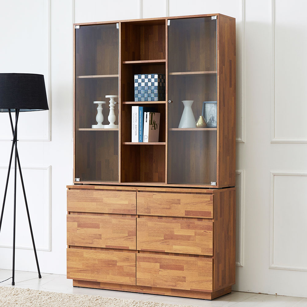 모카 양주장 인테리어 장식장 유리 진열장