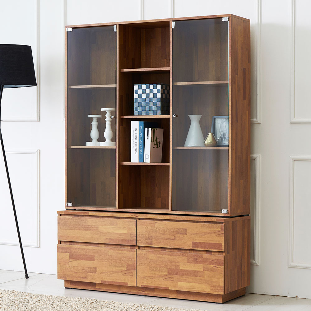 모카 양주장 인테리어 장식장 유리 진열장