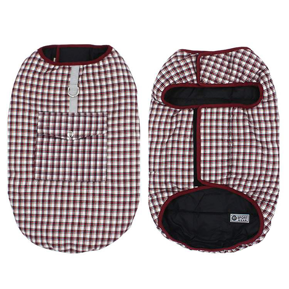 강아지패딩 대형견 패딩 조끼 벨크로 겨울옷 중형견 L