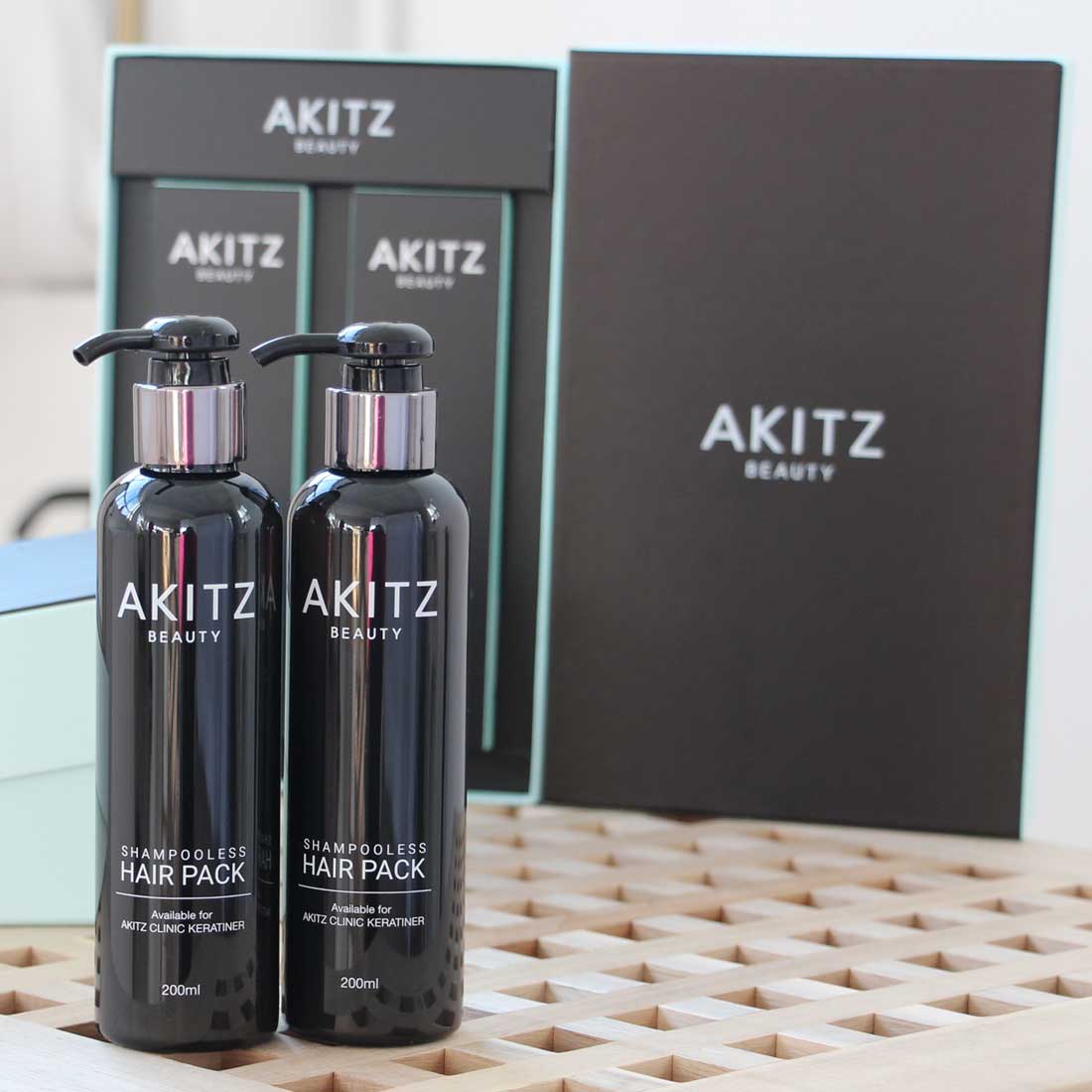 아키즈 클리닉 전용 안씻는 헤어팩 트리트먼트 극손상모관리 200ml 2병 - 상세 이미지 4