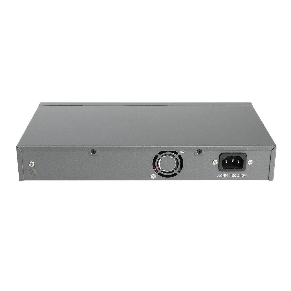넥시 POE허브 16포트 스위칭허브 250W 이중모드 19인치 서버 랙 허브 업링크 2포트 SFP 1포트 - 상세 이미지 2