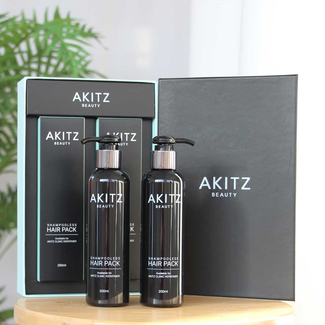 아키즈 클리닉 전용 안씻는 헤어팩 트리트먼트 극손상모관리 200ml 2병 - 상세 이미지 2