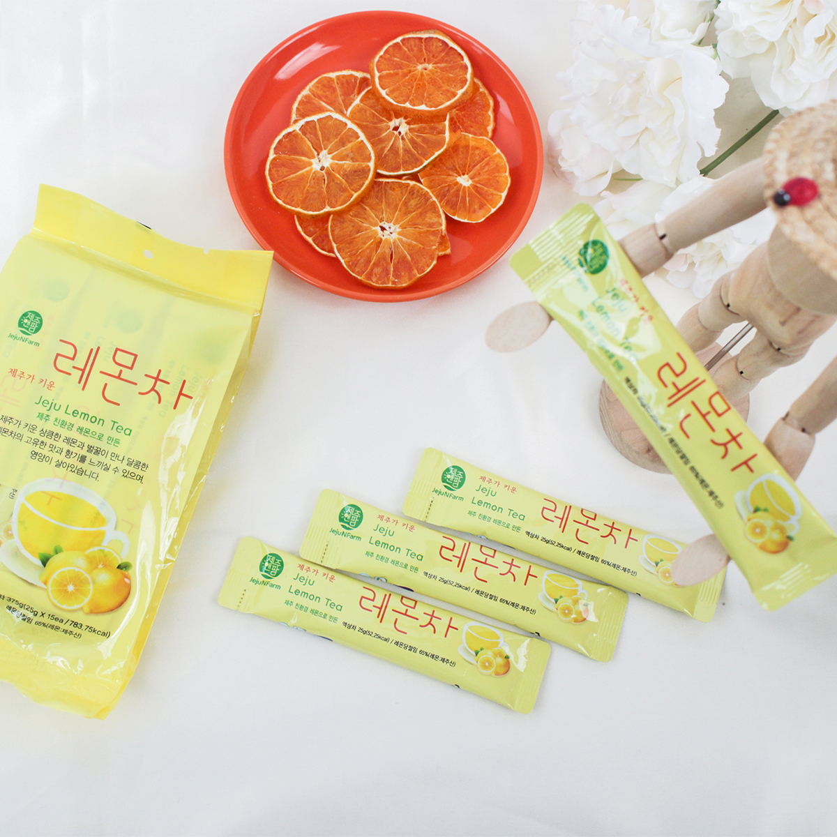 제주 레몬차 레몬청 스틱 750g 선물세트 - 상세 이미지 3