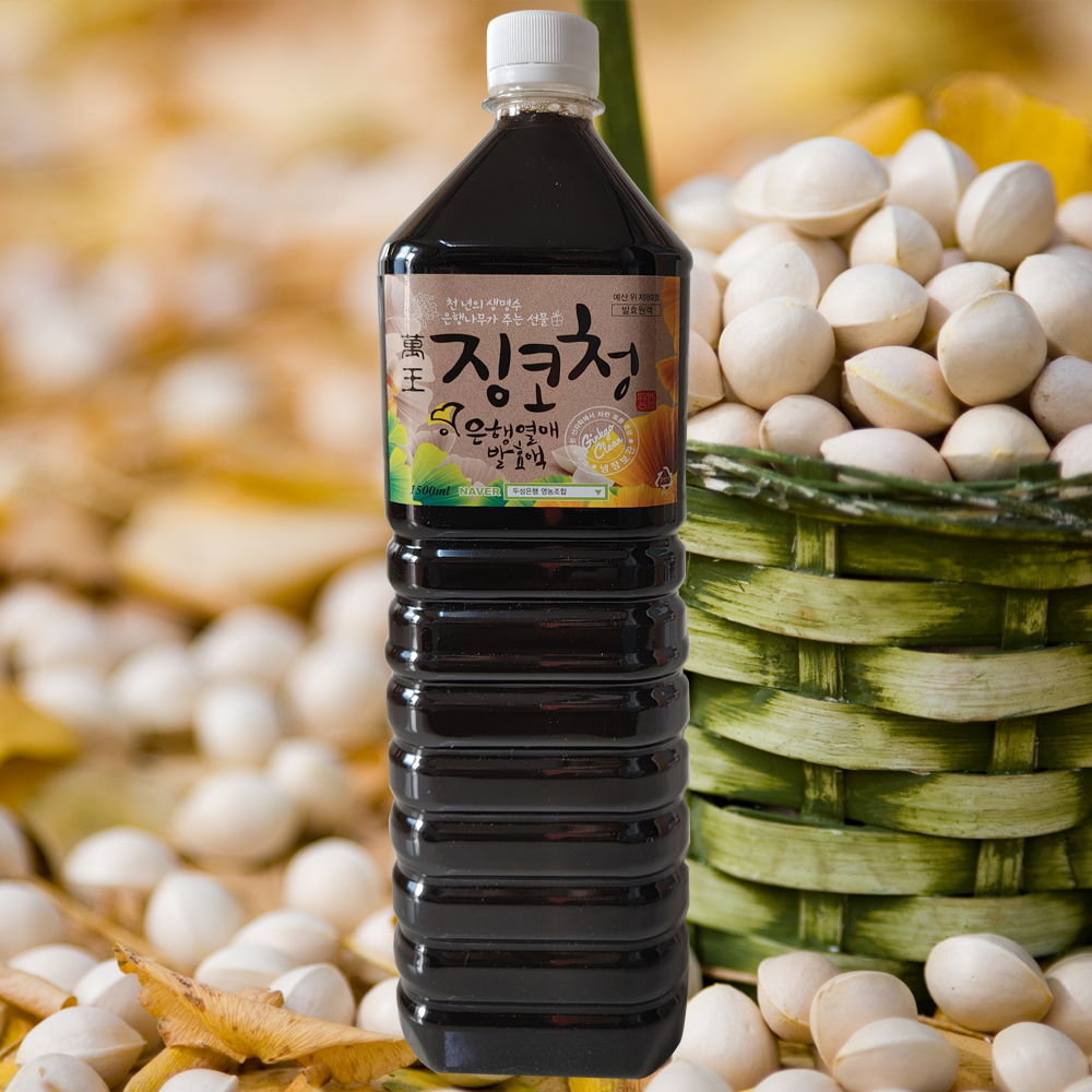 두성은행 발효효소 10년이상된 만왕징코청 1500ml - 상세 이미지 5