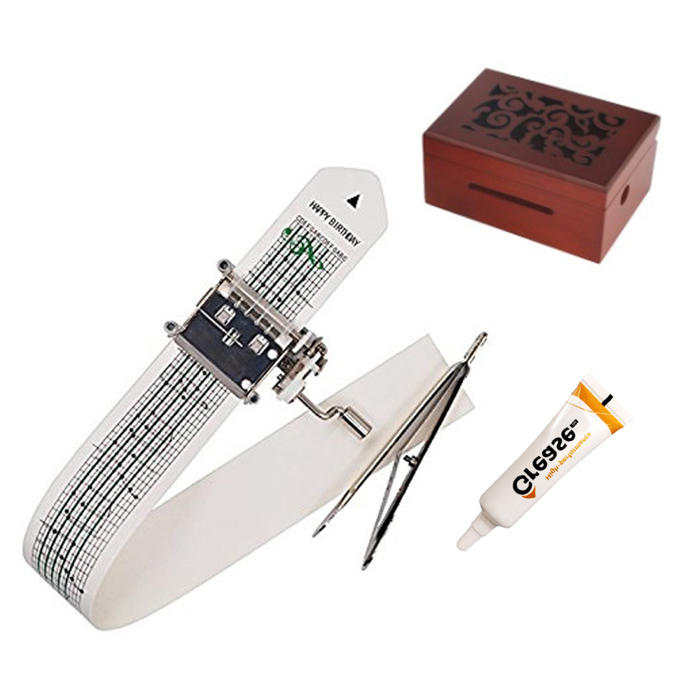 DIY 수동 오르골 만들기 15노트 우드 박스 셋트 - 상세 이미지 4