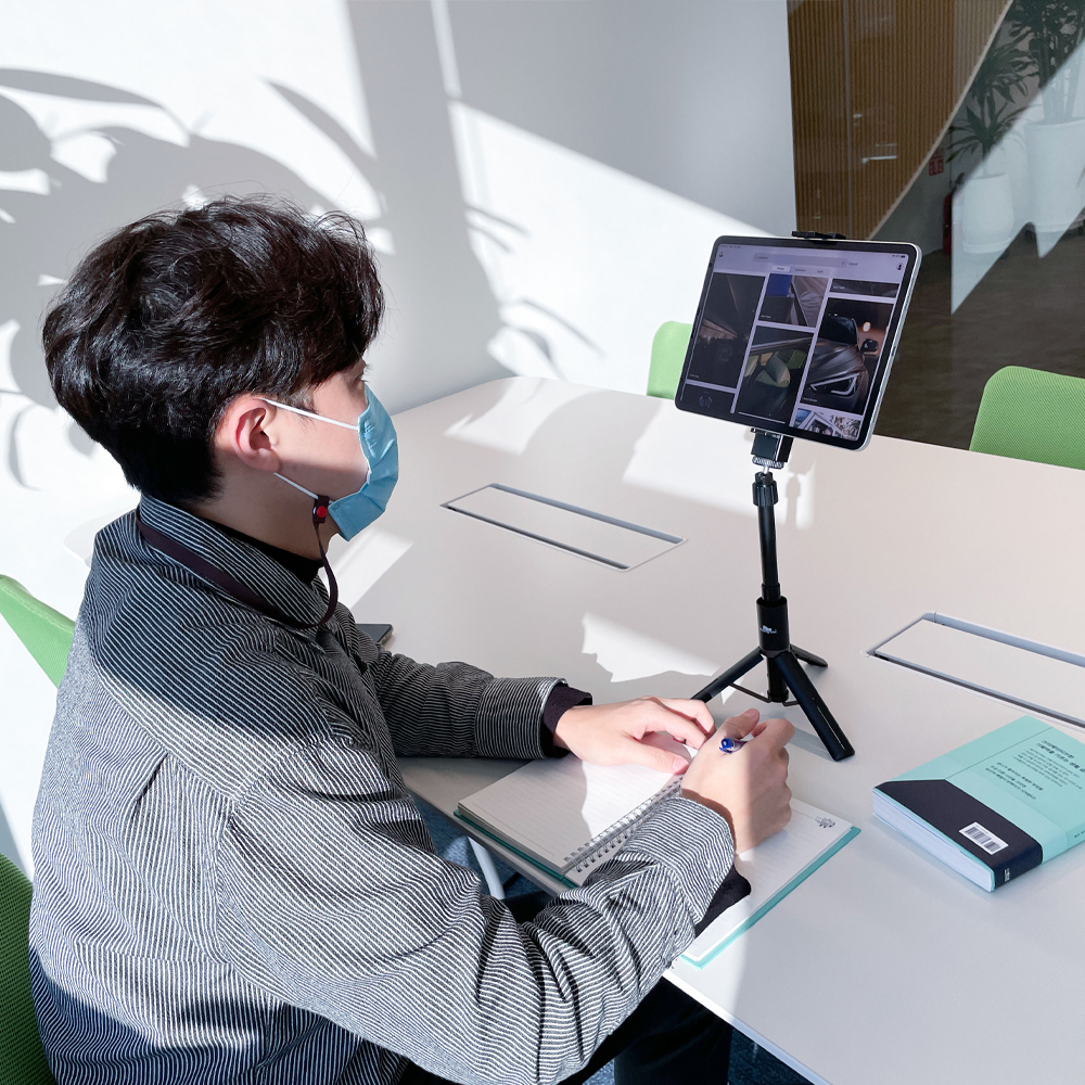 태블릿 아이패드 거치대 휴대용 멀티 스탠드 트리포드 3종 세트 이미지 6