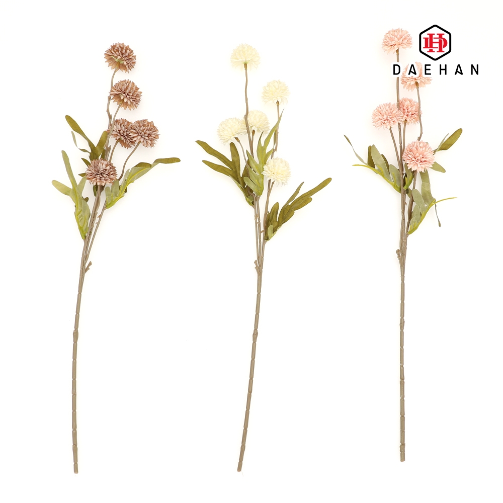 국화조화 인테리어 가짜 조화 꽃 다발 장식 화이트 AF-052 - 상세 이미지 5
