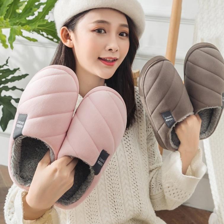 가족 실내화 미끄럼 방지 양털 거실 사무실 회사 독서실 북카페 방한 - 메인 이미지