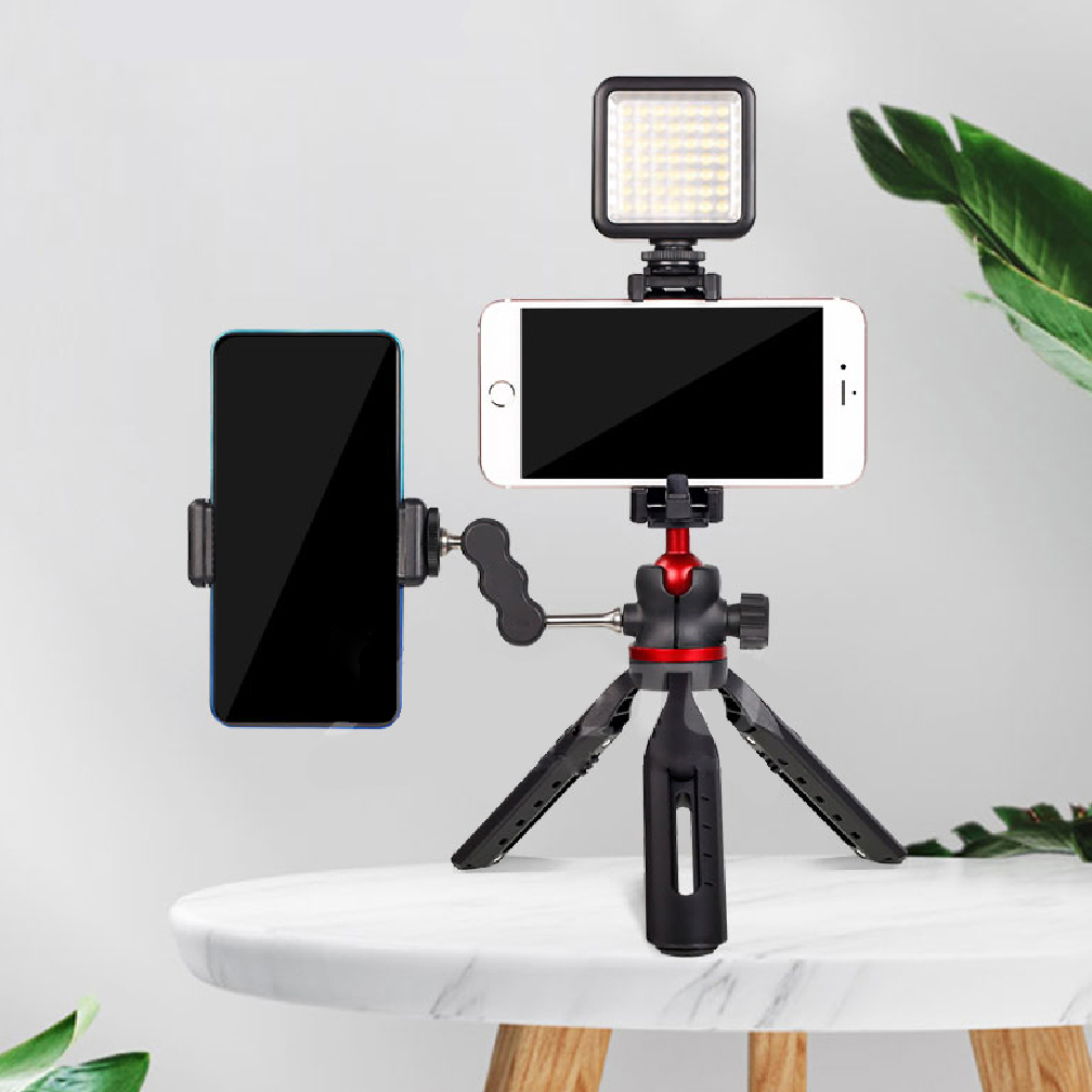 미러리스 스마트폰 변신 삼각대 브이로그 핸드폰 촬영거치대 유튜브 미니삼각대 촬영장비