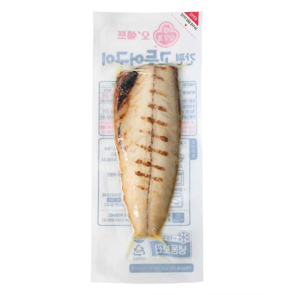 오뚜기 렌지용 간편고등어구이 60g : 에이스식자재몰
